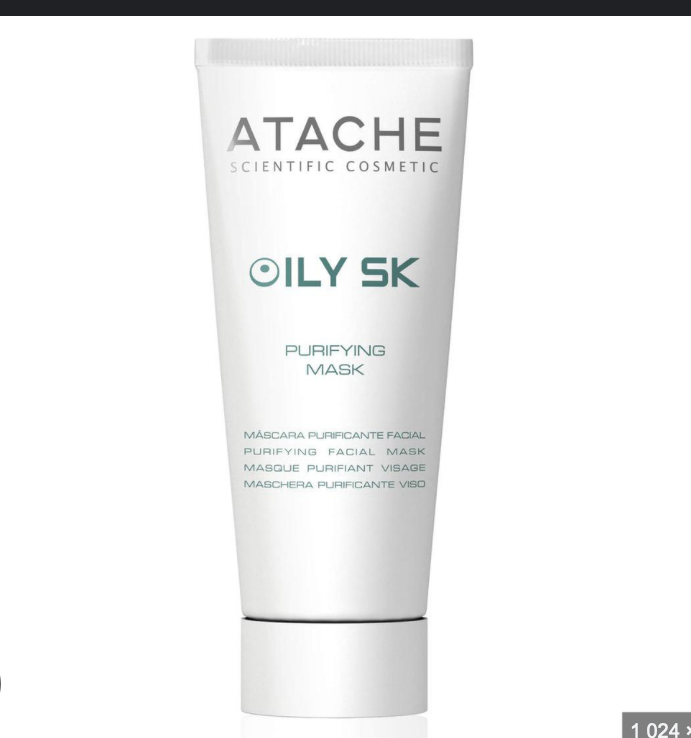 Антибактеріальна очищуюча маска /  Atache Oily Skin Purifying Mask 200 мл