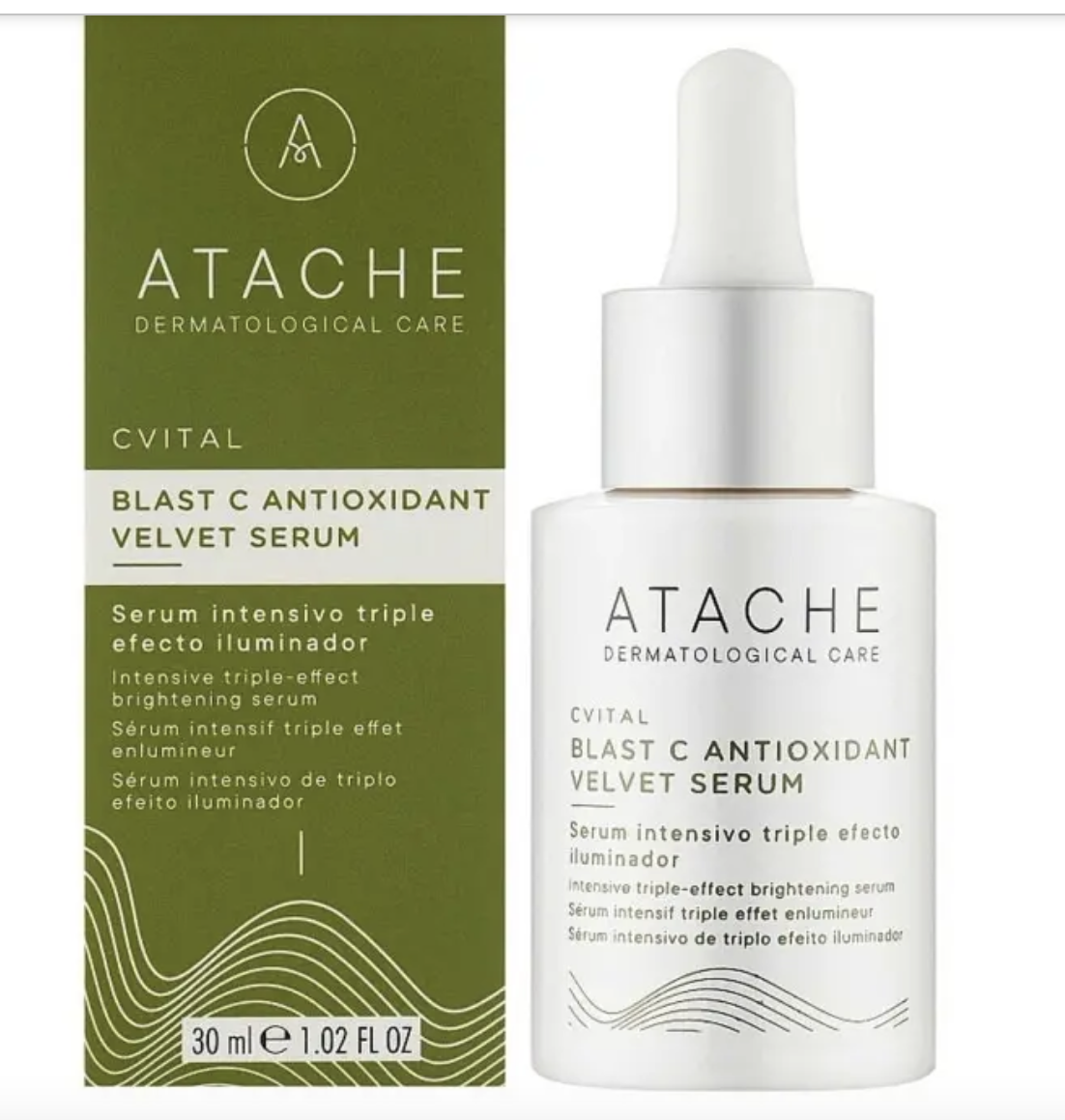 Антиоксидантна омолоджувальна сироватка  /  Atache C Vital Blast C Antioxidant Velvet Serum, 30 мл