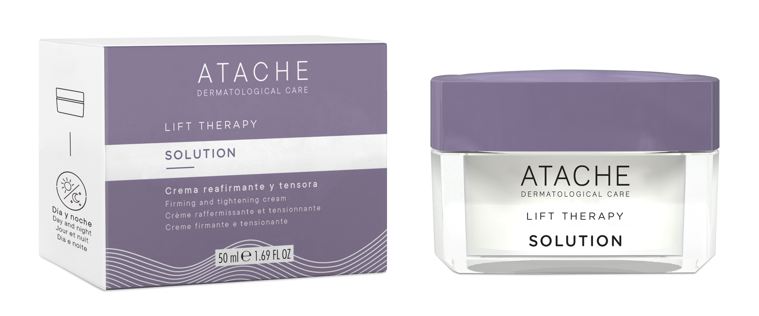 Зміцнювальний ліфтинг-крем для обличчя та шиї / Atache Lift Therapy Solution Cream 50 мл