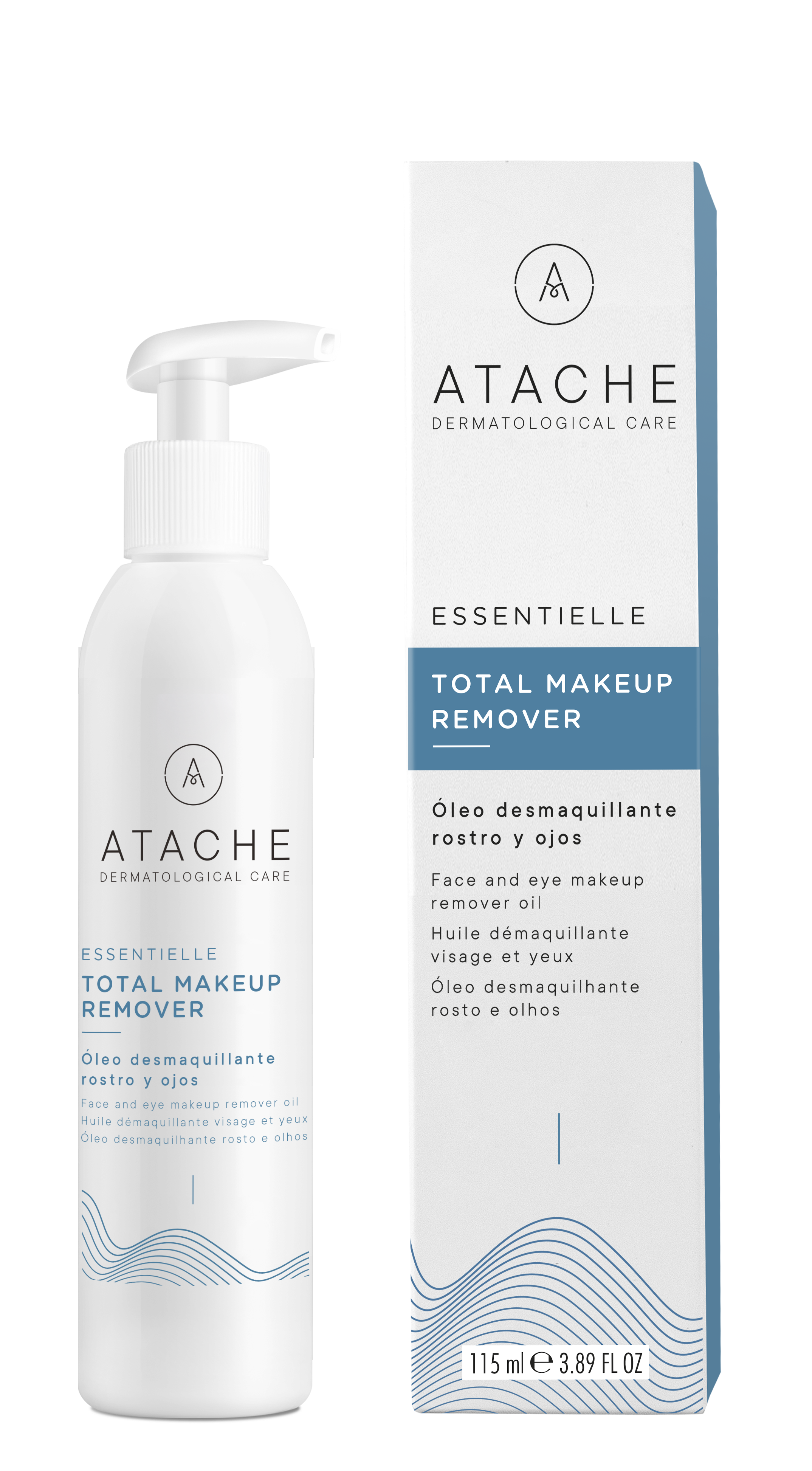 Очищуючий гель для всіх типів шкіри / Atache  Essentielle Make-up Remover Gel 115 мл