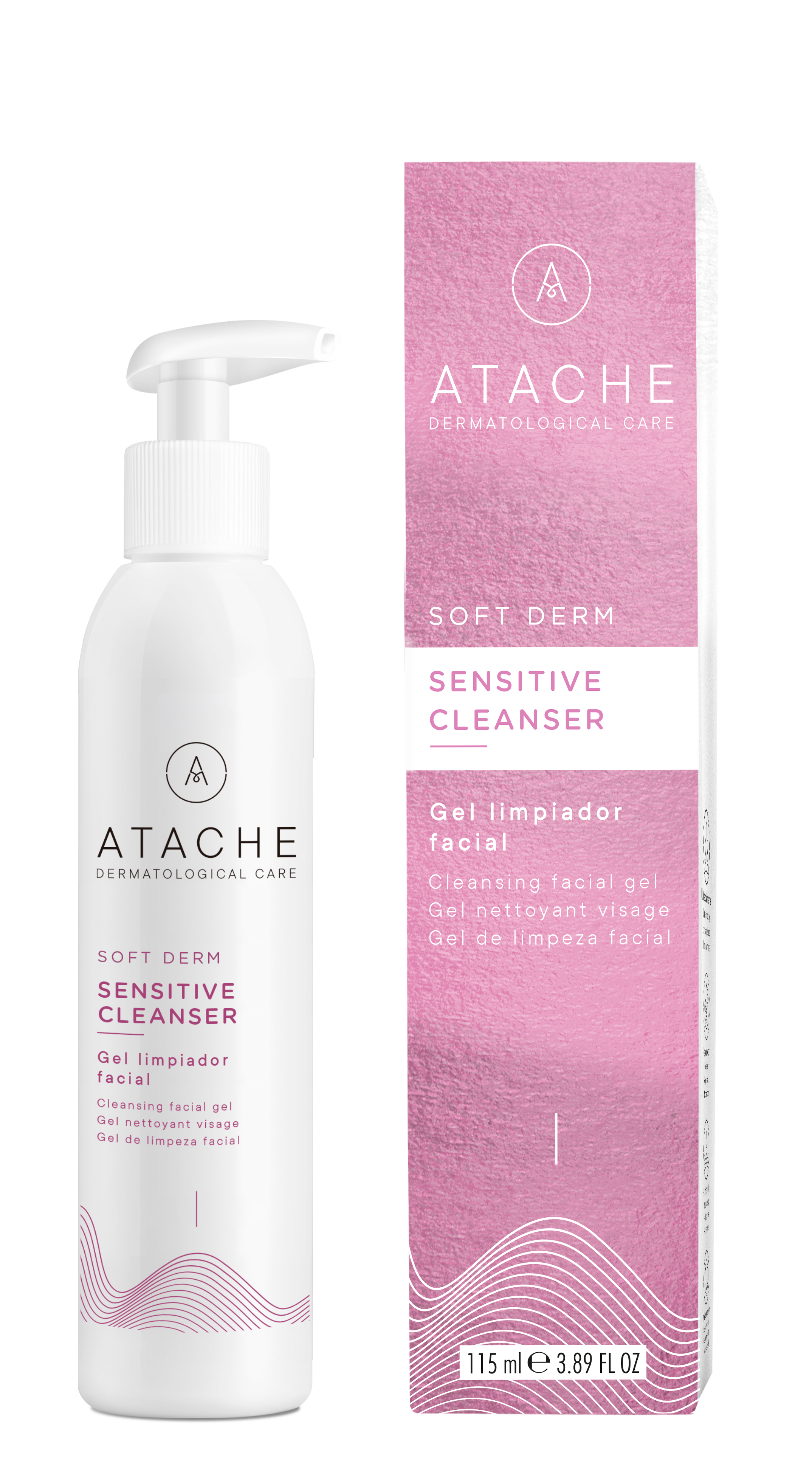 Очищуючий гель для чутливої шкіри / Atache Soft Derm Sensative Cleanser 115 мл
